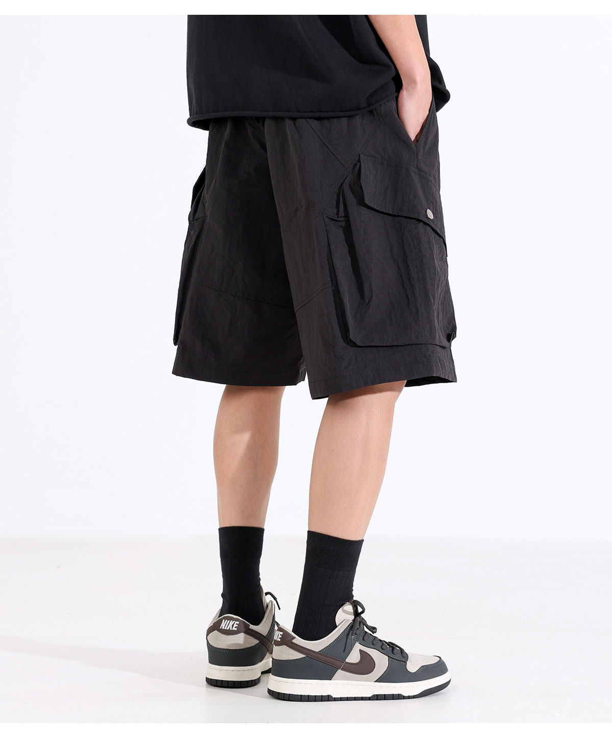 Quick-drying cargo paratrousers, sports shorts, men's summer new style, thin, loose, wide-leg casual mid-length pants | Japanese vintage | yamalin clothes | Yamalinclothes