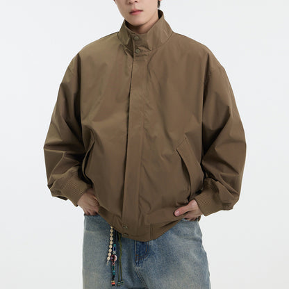 Autumn and winter American flying Harrington jacket men's stand-up collar baseball couple khaki cleanfit padded jacket | Japanese vintage | yamalin clothes | Yamalinclothes