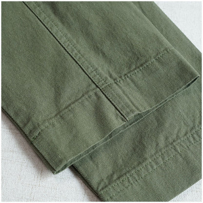 Japanese Color-Blocked V-Neck Jacket - Retro Cotton Pocket Coat (Unisex)