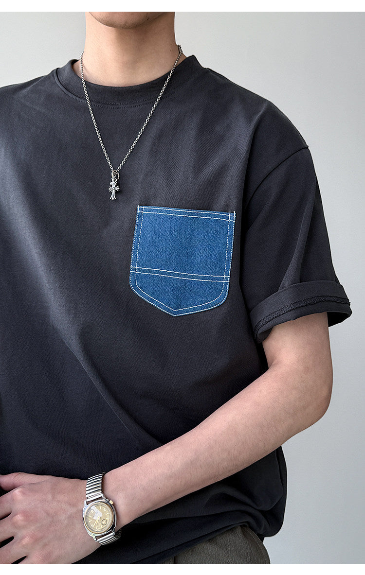 300g Heavy Washed Cotton T-Shirt – Oversized Vintage Streetwear Tee for Men | Japanese vintage | yamalin clothes | Yamalinclothes