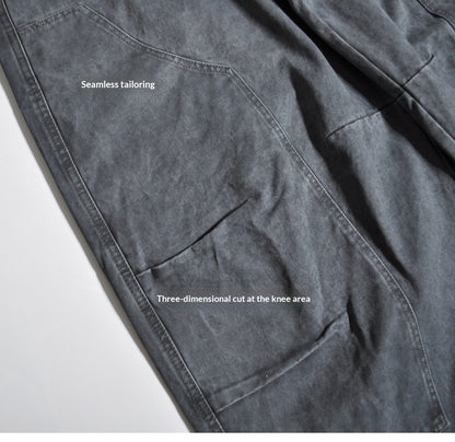 Wide-Leg Cargo Pants – American Vintage Japanese Mountain Loose Unisex