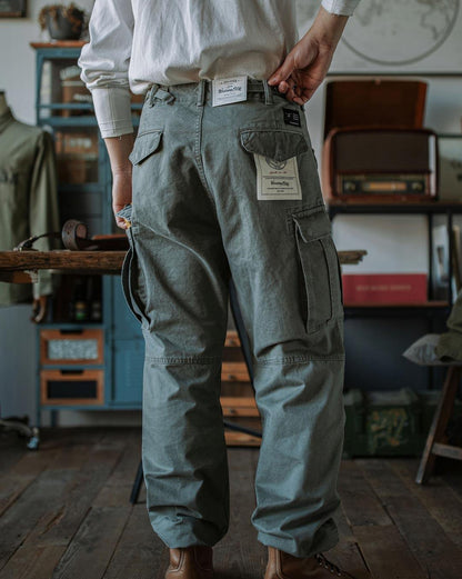 Indigo Washed Tactical Cargo Pants – American Retro Military Pocket Unisex – Pants | japanese streetwear | vintage workwear | unisex | Yamalinclothes