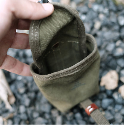 Handmade Canvas Tactical Pouch Waist Bag – Vintage Outdoor Unisex – Bags | japanese streetwear | vintage workwear | unisex | Yamalinclothes