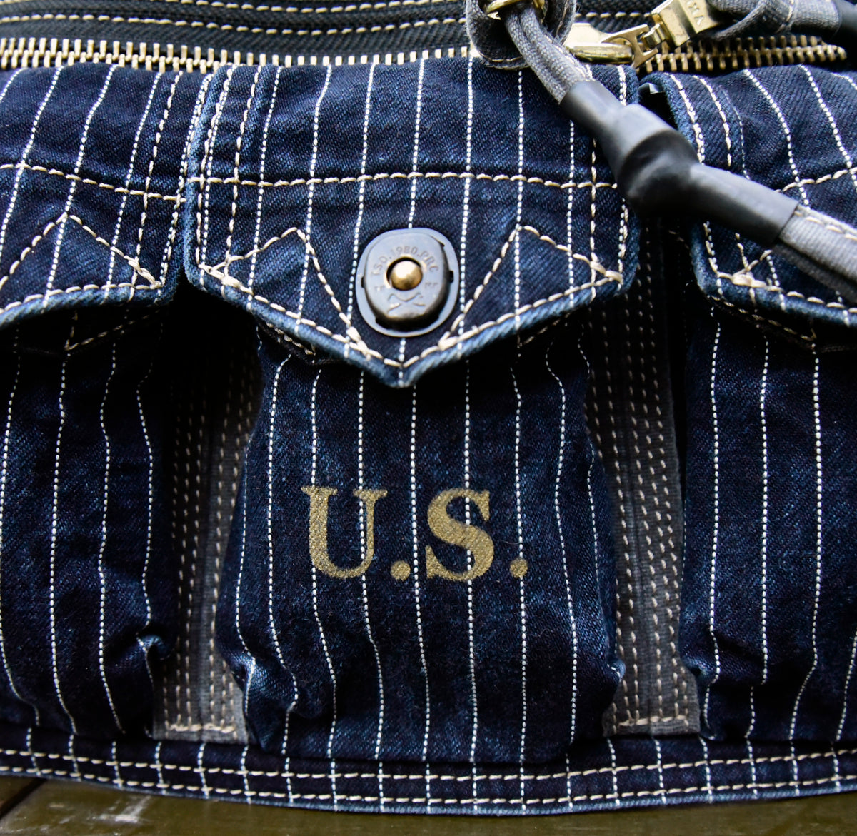 Washed Canvas Distressed Fanny Pack – Vintage 3-Way Chest Crossbody Unisex – Bags | japanese streetwear | vintage workwear | unisex | Yamalinclothes