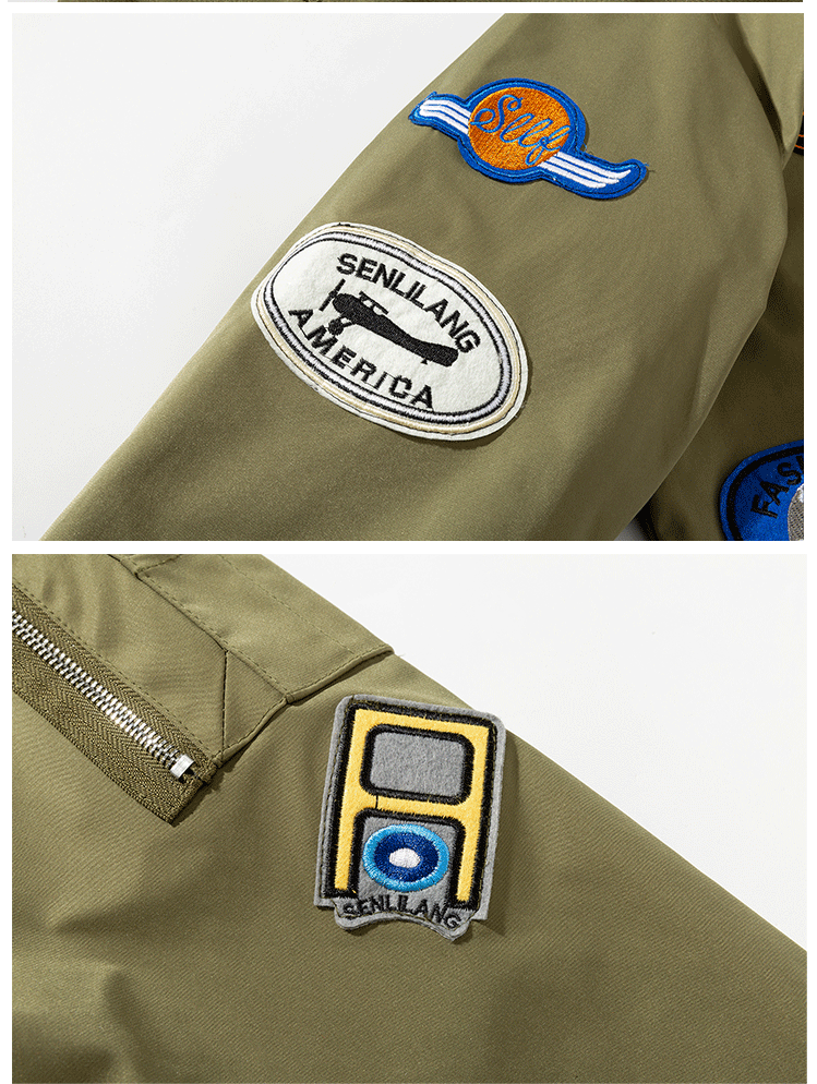 Retro Locomotive Bomber Jacket – Thickened Baseball Style (Unisex)