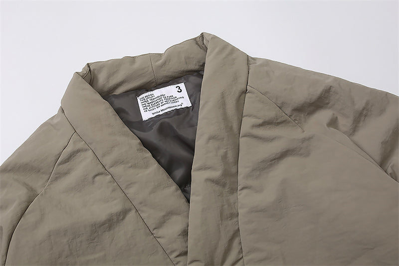 Robe Cotton Jacket down Cotton Casual Japanese Jacket