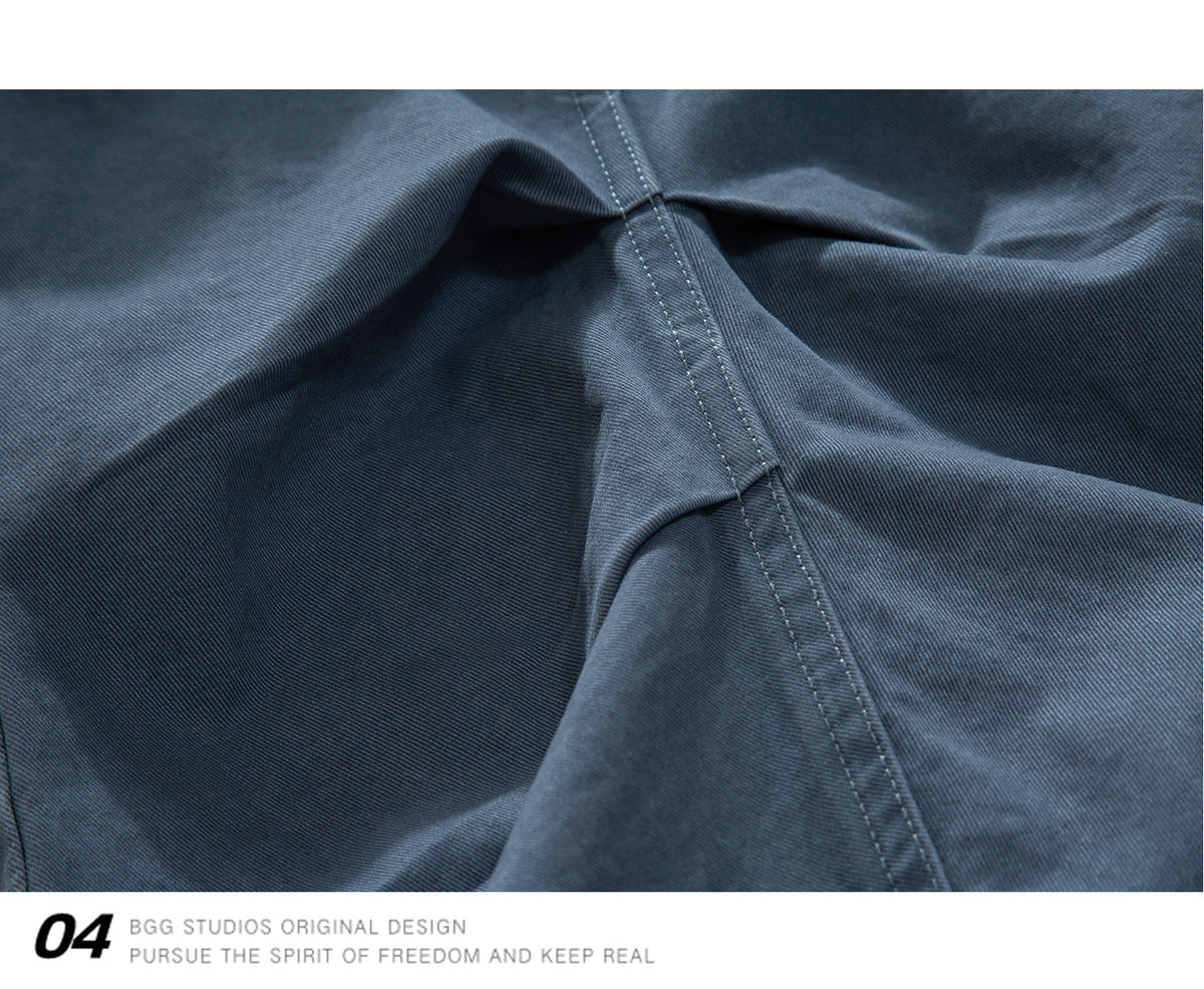 Cotton Cargo Pants – Angled Pockets & Wide Leg | Yamalinclothes