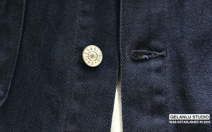 Vintage Chore Jacket Men – Washed Cotton Loose Cargo Workwear Shirt Jacket