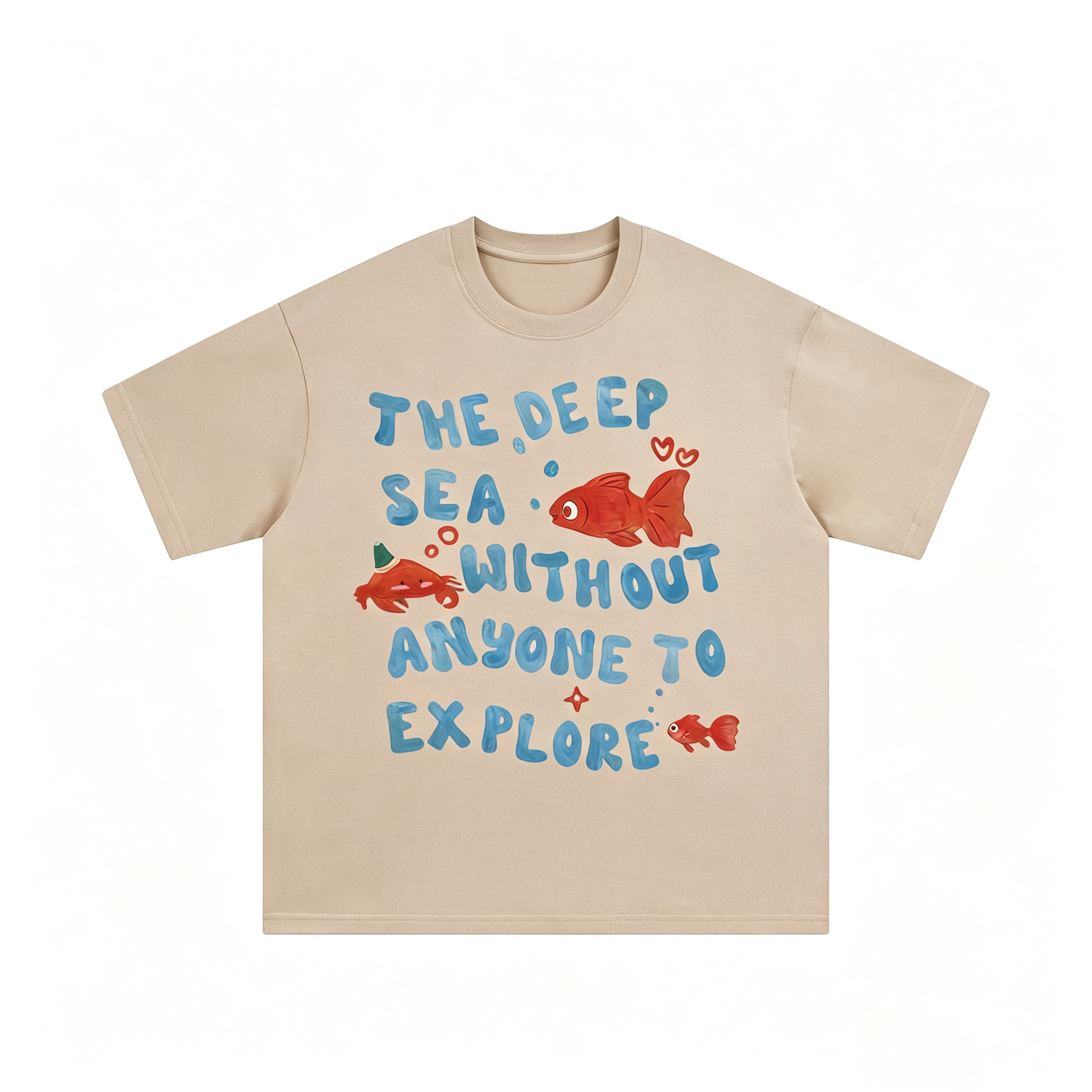 Alphabet Cartoon Print Loose T-Shirt – Vintage Unisex Casual Streetwear – Japanese vintage | yamalin clothes | Yamalinclothes