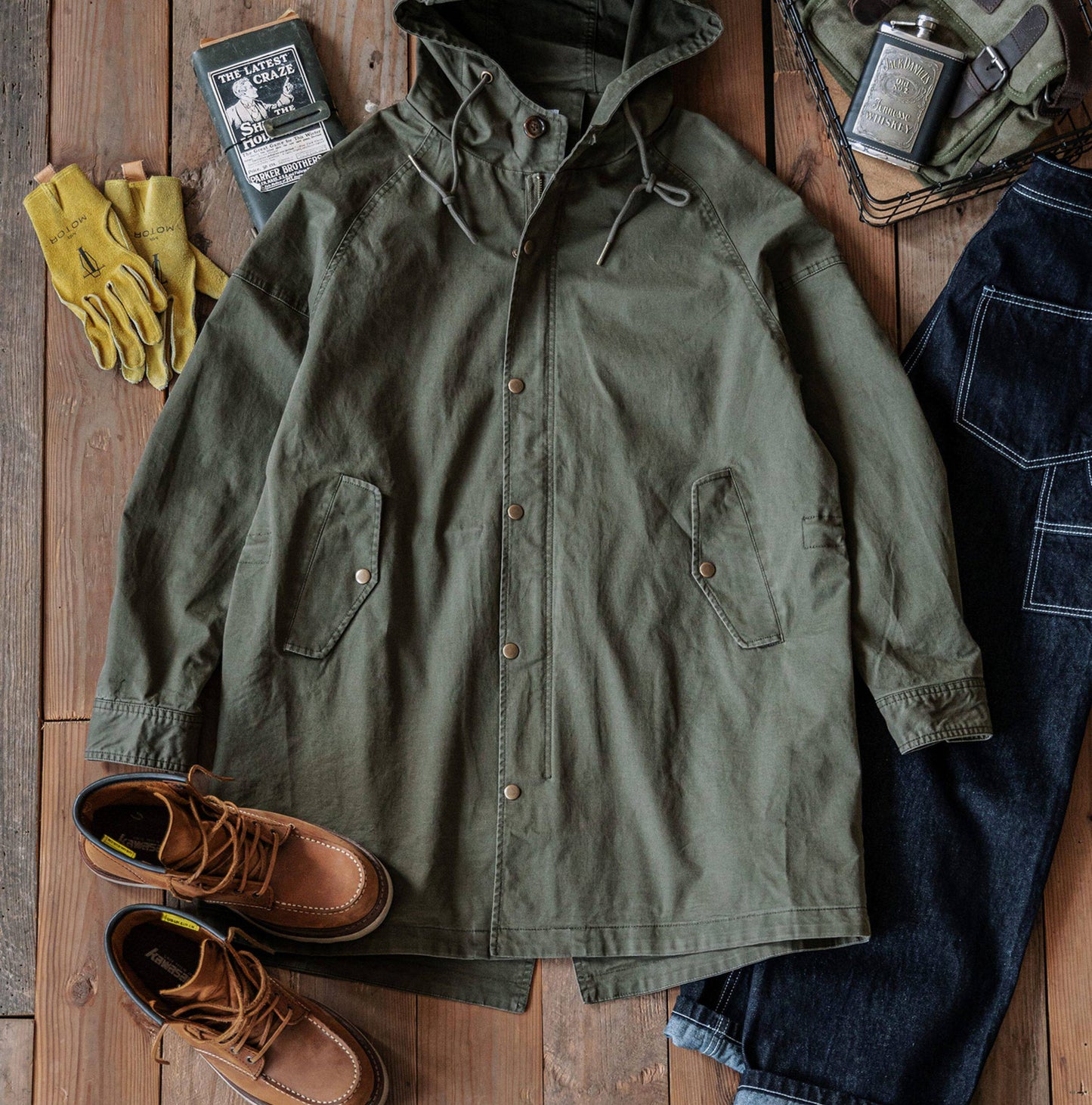 M51 Military Fishtail Parka – American Vintage Mid-Length Trench Coat Men – Japanese vintage | yamalin clothes | Yamalinclothes