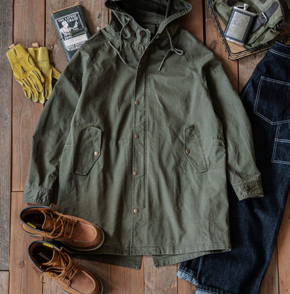 M51 Military Fishtail Parka – American Vintage Mid-Length Trench Coat Men – Japanese vintage | yamalin clothes | Yamalinclothes