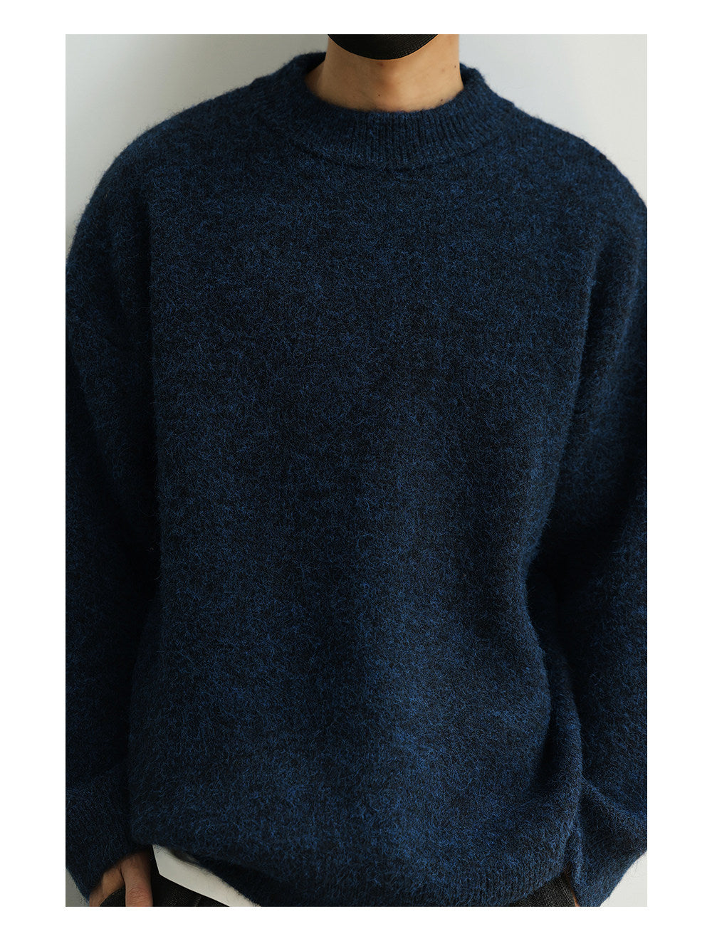Wool Crew Neck Pullover Sweater – Japanese Warm Loose Unisex