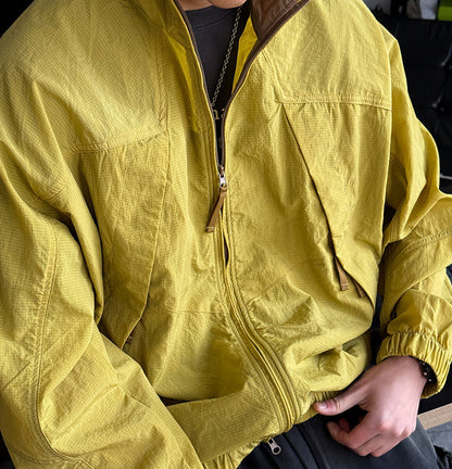 Quick-Dry Stand-Collar Outdoor Jacket – Mountain Oversized Unisex – Japanese vintage | fall outfits 2026 | fall winter outfits | classy winter outfits | lazy comfy outfits | japanese streetwear | vintage workwear | yamalin clothes | Yamalinclothes