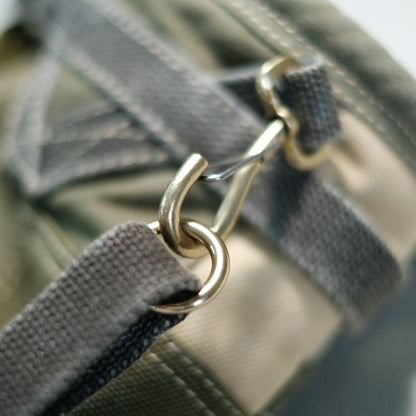 Heavy Military Canvas Patchwork Bucket Bag – Handmade Vintage Crossbody Shoulder Bag | Japanese vintage | yamalin clothes | Yamalinclothes