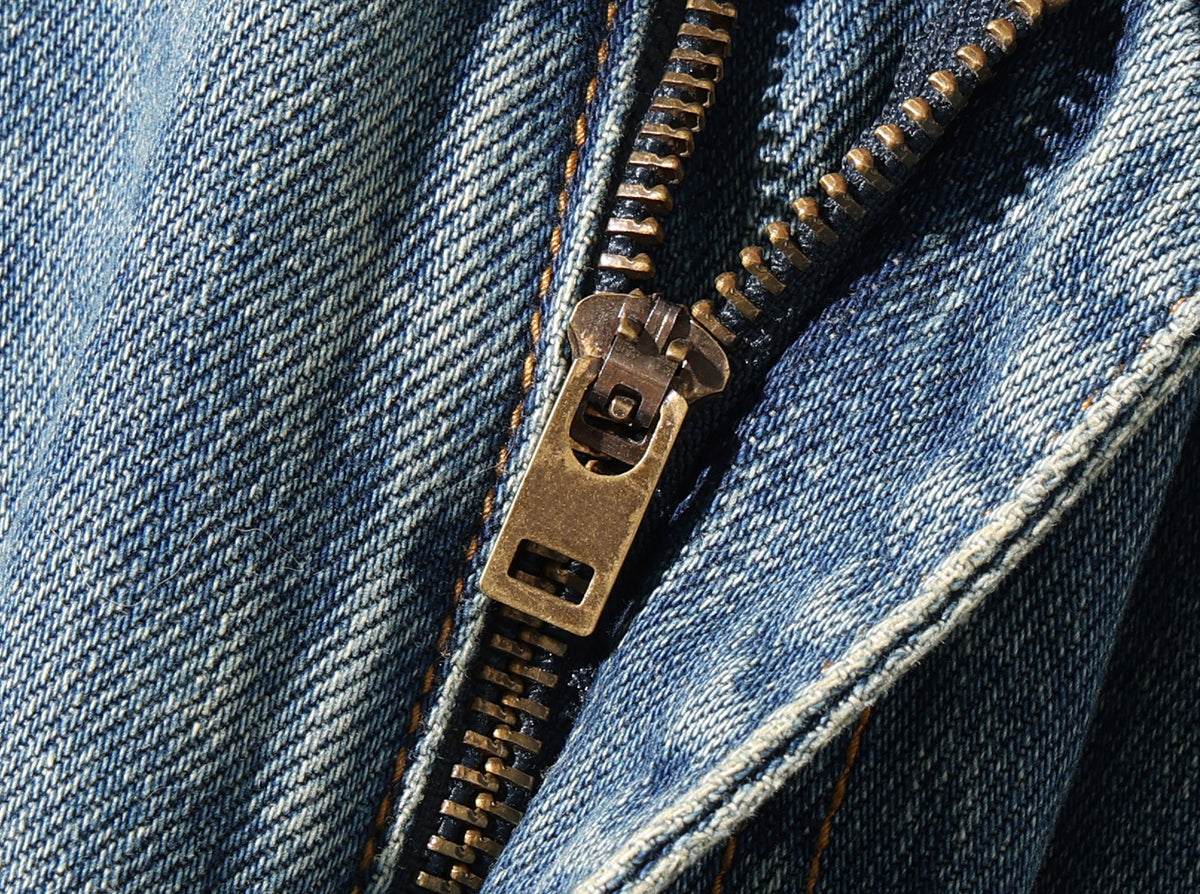 Washed Blue Jeans – Relaxed Straight Leg | Yamalinclothes