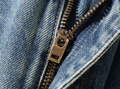 Washed Blue Jeans – Relaxed Straight Leg | Yamalinclothes