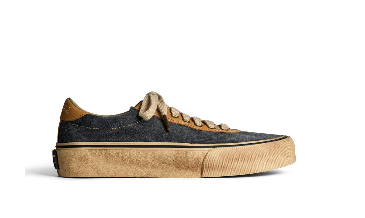 Vintage Japanese Low Top Espadrille Platform Sneakers – Washed Vulcanized Unisex Shoes – Japanese vintage | yamalin clothes | Yamalinclothes