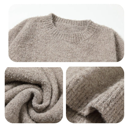 Retro Lazy Wool Knit Pullover – Loose Unisex Sweater – Japanese vintage | yamalin clothes | Yamalinclothes