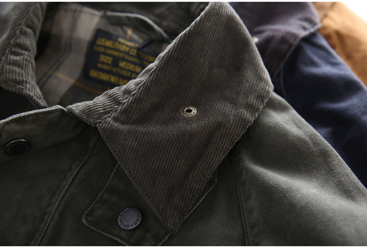 Canvas Double-Pocket Functional Jacket – Abrasion-Resistant Oversized Unisex – Japanese vintage | fall outfits 2026 | fall winter outfits | classy winter outfits | lazy comfy outfits | japanese streetwear | vintage workwear | yamalin clothes | Yamalinclothes