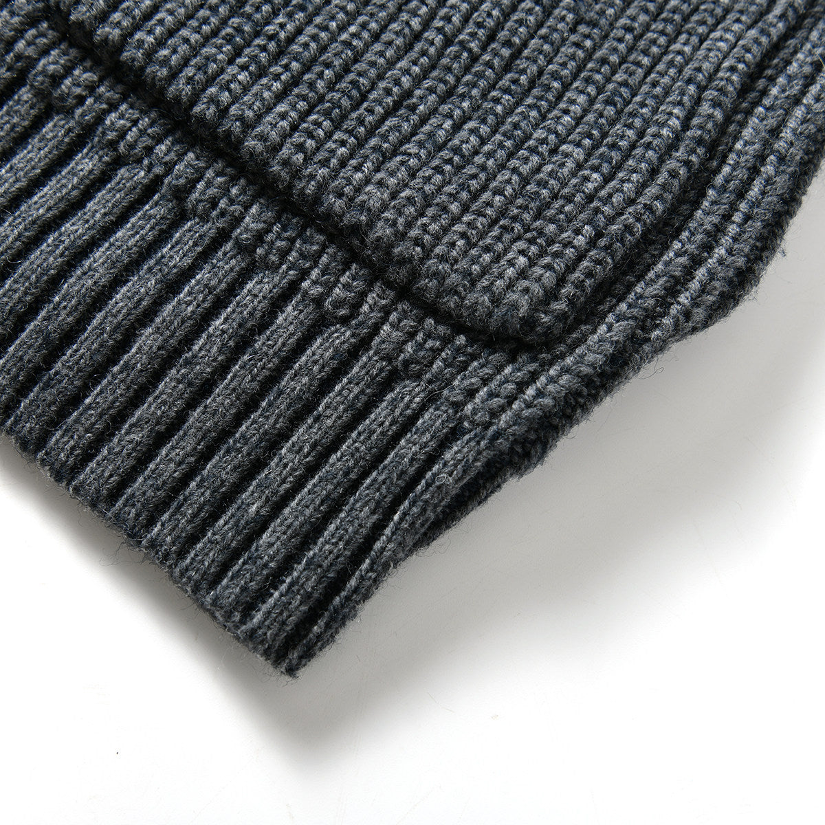90% Wool Stand-Collar Knit Sweater – Thickened Oversized Unisex