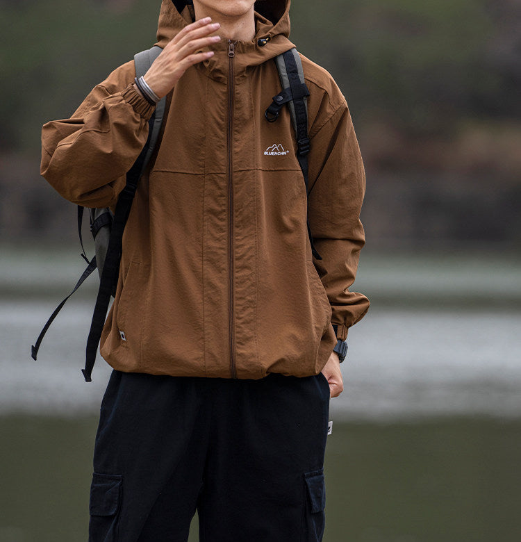 Waterproof Hooded Outdoor Workwear Jacket – Mountain Oversized Unisex