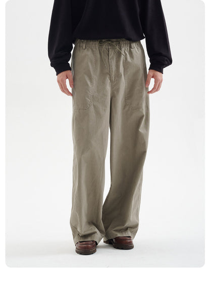 Enzyme Washed Vintage Straight Leg Casual Pants – Loose Fit Unisex All Season Trousers | Japanese vintage | yamalin clothes | Yamalinclothes