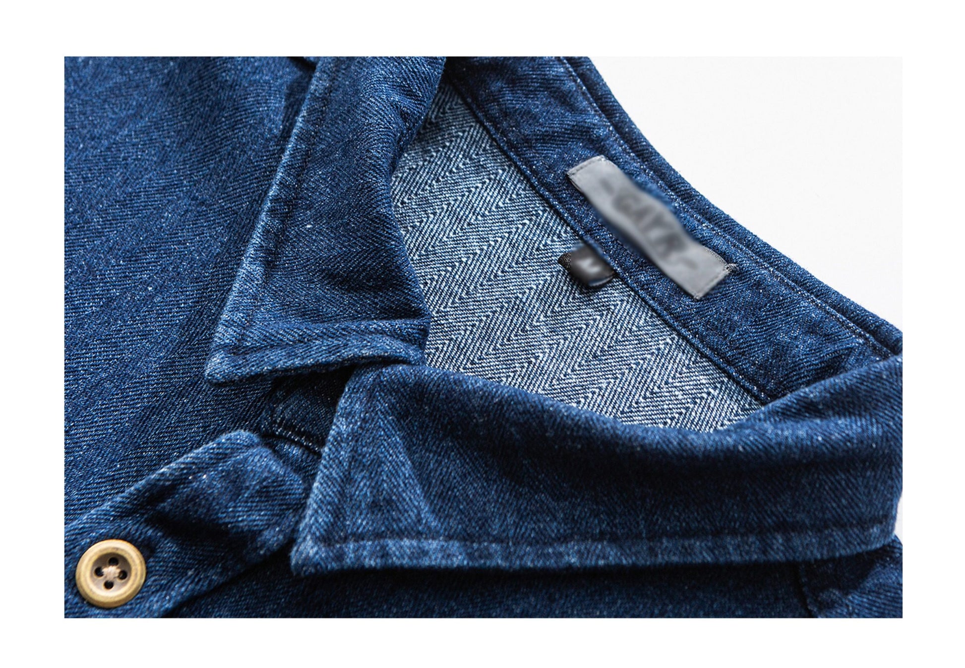 Japanese Vintage Denim Shirt – Loose Long Sleeve Men – Japanese vintage | yamalin clothes | Yamalinclothes