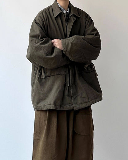 Japanese Vintage Cargo Lapel Jacket – Loose Unisex Spring Autumn – Japanese vintage | yamalin clothes | Yamalinclothes