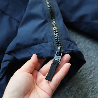 Unisex Outdoor Cotton Jacket - Export Spain Windproof Water-Resistant Hooded Loose Casual Coat