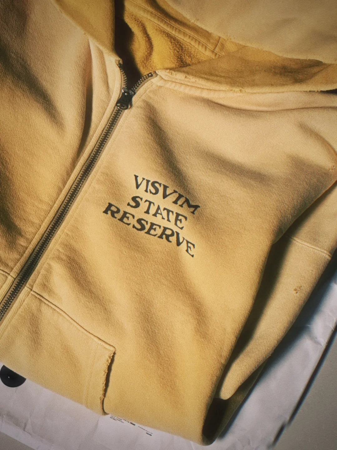 Japanese Trend All-Cotton Washed Vintage Distressed Zipper Hoodie