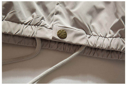 Coach Jacket – Snap Front & Drawstring Hem | Yamalinclothes