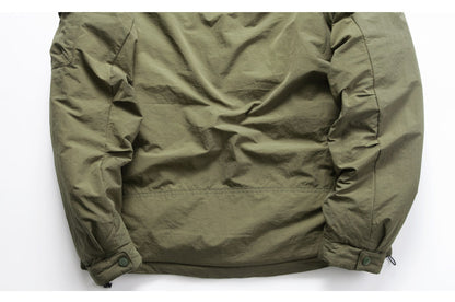 Hooded Down Jacket – Drawstring Multi Pocket | Yamalinclothes