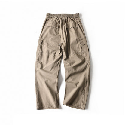 Washed Wide-Leg Multi-Pocket Work Pants – American Vintage Loose Unisex – Japanese vintage | fall outfits 2026 | fall winter outfits | classy winter outfits | lazy comfy outfits | japanese streetwear | vintage workwear | yamalin clothes | Yamalinclothes