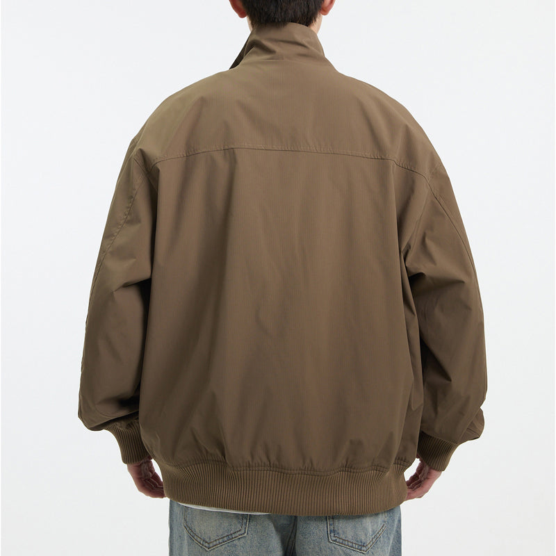 Autumn and winter American flying Harrington jacket men's stand-up collar baseball couple khaki cleanfit padded jacket | Japanese vintage | yamalin clothes | Yamalinclothes