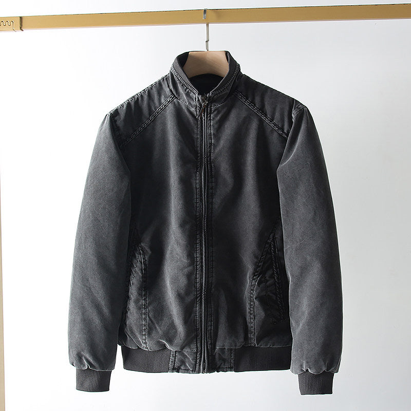 Quilted Stand-Collar Cotton Jacket – Light Warm Oversized Unisex – Japanese vintage | fall outfits 2026 | fall winter outfits | classy winter outfits | lazy comfy outfits | japanese streetwear | vintage workwear | yamalin clothes | Yamalinclothes