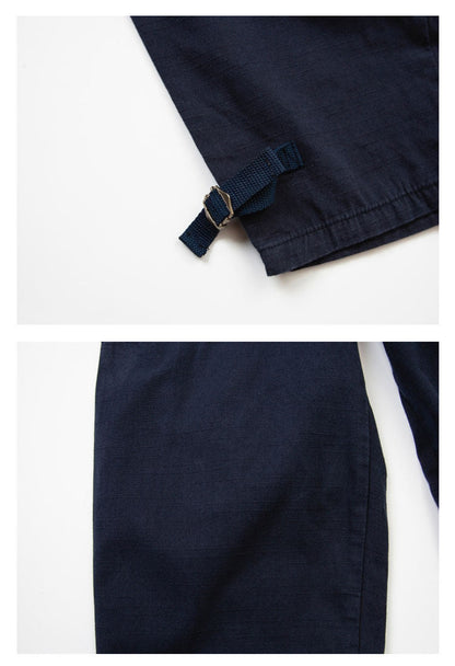 Japanese style men's clothing personality color block stitching elastic waist loose couple men and women slub cotton casual pants trend | Japanese vintage | yamalin clothes | Yamalinclothes
