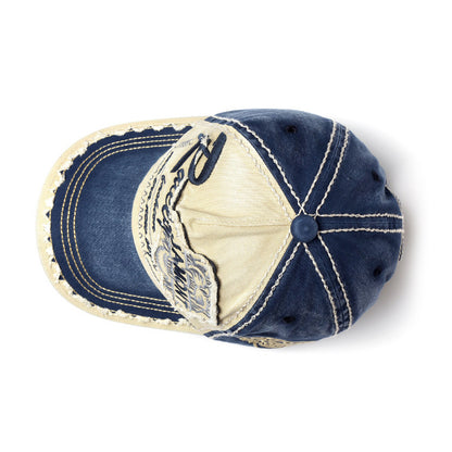 Embroidered Baseball Cap – Distressed Color Block | Yamalinclothes