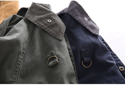 Canvas Double-Pocket Functional Jacket – Abrasion-Resistant Oversized Unisex – Japanese vintage | fall outfits 2026 | fall winter outfits | classy winter outfits | lazy comfy outfits | japanese streetwear | vintage workwear | yamalin clothes | Yamalinclothes