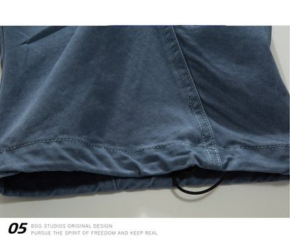 Cotton Cargo Pants – Angled Pockets & Wide Leg | Yamalinclothes