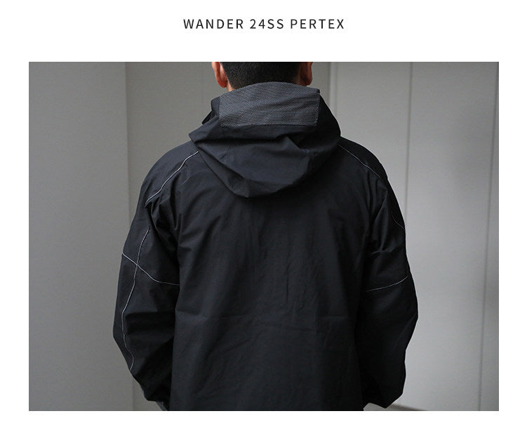 Japanese Outdoor 24SS Pertex Windproof Waterproof Casual Full Laminated 5-Color Jacket – Japanese vintage | yamalin clothes | Yamalinclothes
