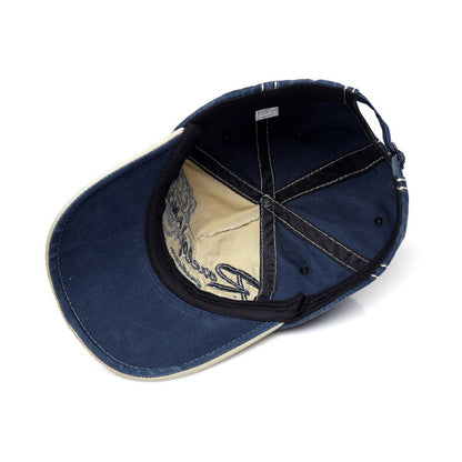 Embroidered Baseball Cap – Distressed Color Block | Yamalinclothes