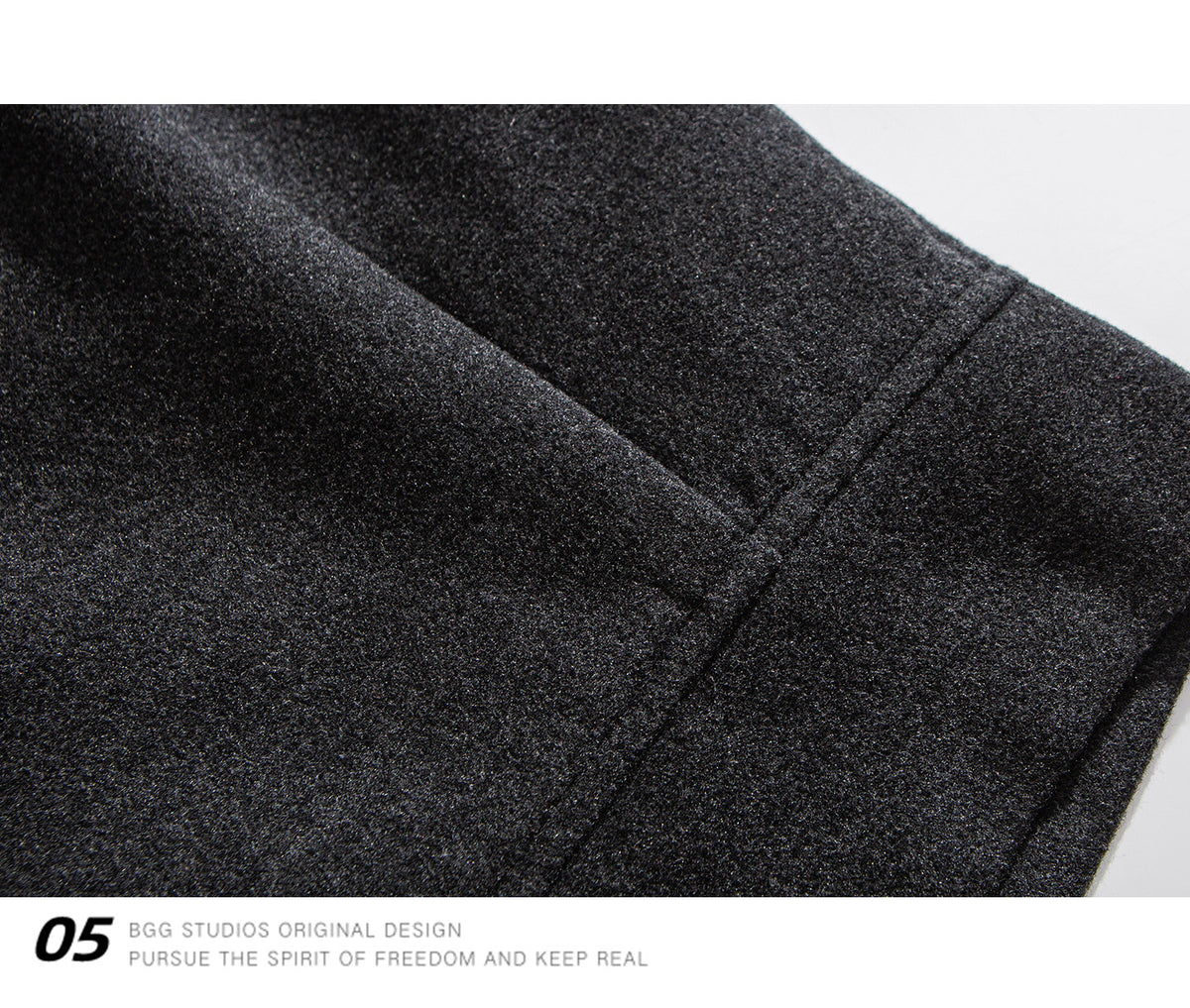Wool Blend Stand Collar Utility Jacket – American Vintage Minimalist Loose Unisex – Coats Jackets | japanese streetwear | vintage workwear | unisex | Yamalinclothes