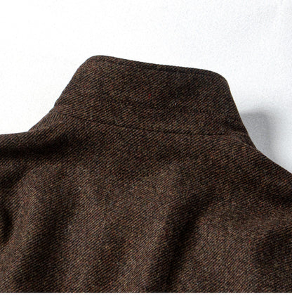 Wool Blend Safari Jacket – Drawstring Waist | Yamalinclothes