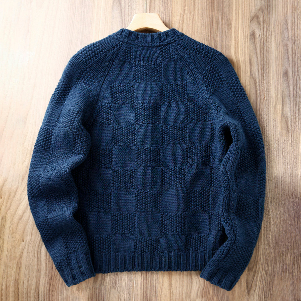 100% Wool Knit Cardigan – Heavyweight Old-School Workwear Men – Japanese vintage | yamalin clothes | Yamalinclothes