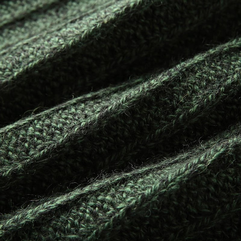 Heavy and rare! High gram full wool! Italian single foreign trade men's half turtleneck thicke ned sweater winter