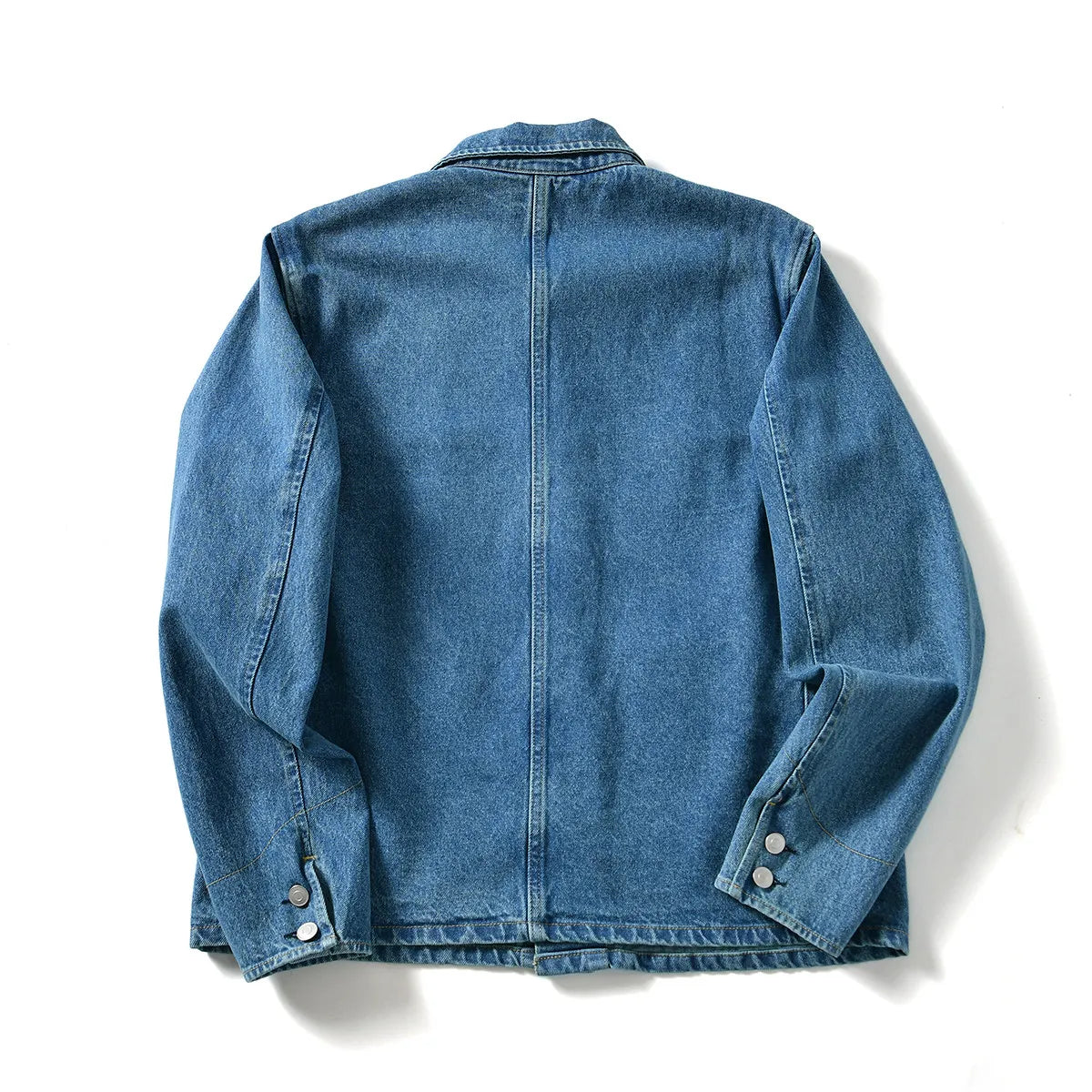 Cotton Washed Soft Lapel Denim Jacket – Casual Loose Men’s Spring Streetwear Coat – Japanese vintage | yamalin clothes | Yamalinclothes