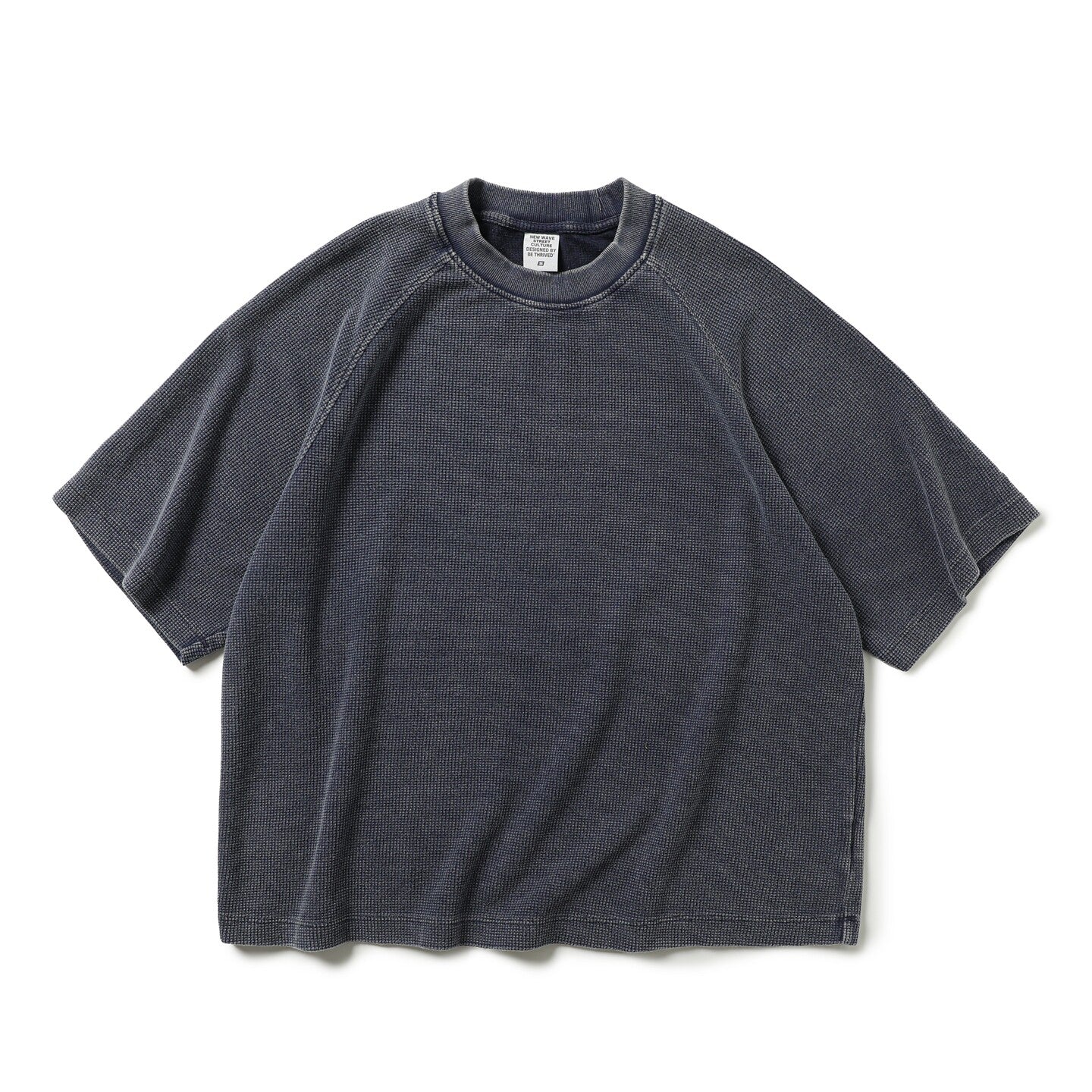 Japanese Waffle Oversized T-Shirt – Retro Distressed Unisex Short Sleeve Summer Tee | Japanese vintage | yamalin clothes | Yamalinclothes