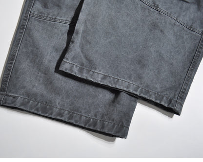 Wide-Leg Cargo Pants – American Vintage Japanese Mountain Loose Unisex