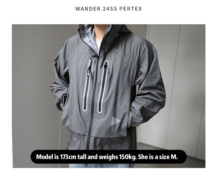 Japanese Outdoor 24SS Pertex Windproof Waterproof Casual Full Laminated 5-Color Jacket – Japanese vintage | yamalin clothes | Yamalinclothes