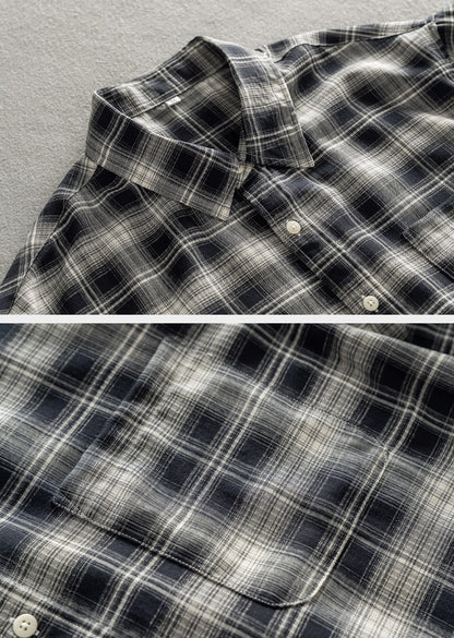Plaid Shirt – Relaxed Fit & Chest Pocket | Yamalinclothes